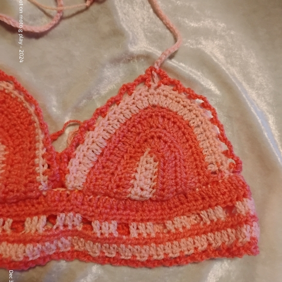 Handmade crochet festival top - Picture 4 of 8